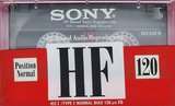Compact Cassette Sony HF 120 Type I Normal 1992 Europe