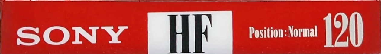 Compact Cassette Sony HF 120 Type I Normal 1992 Europe