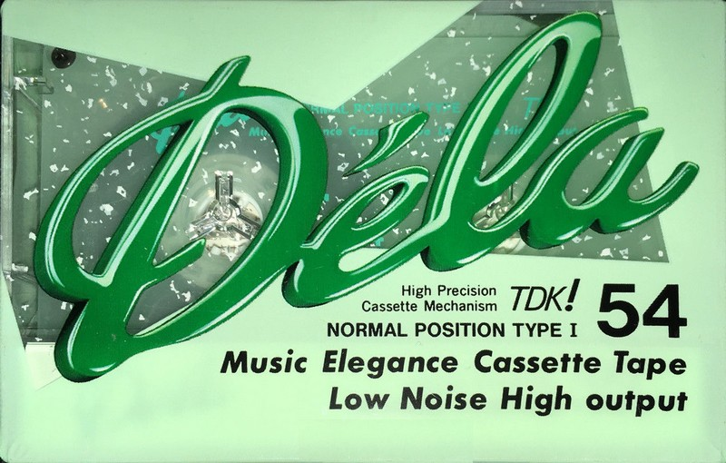 Compact Cassette TDK Dela 54 Type I Normal 1989 Japan