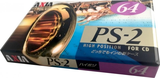 Compact Cassette AXIA PS-II / PS-2 64 "PS2H 64" Type II Chrome 1996 Japan