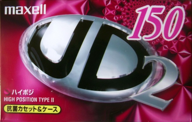 Compact Cassette Maxell UDII / UD2 150 "UD2-150M" Type II Chrome 1999 Japan
