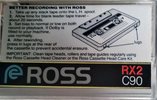 Compact Cassette Ross RX 2 90 Type I Normal USA