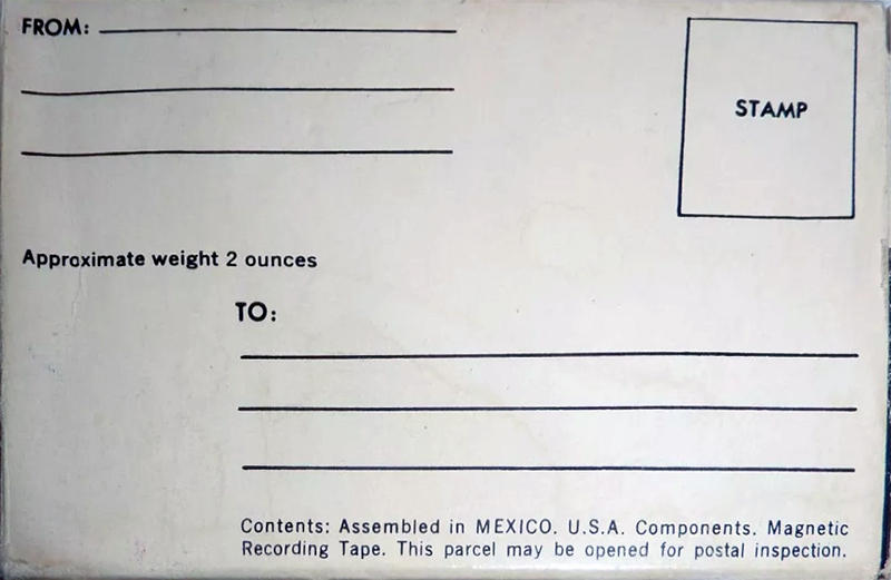 Compact Cassette Crescendo 60 Type I Normal 1970 USA