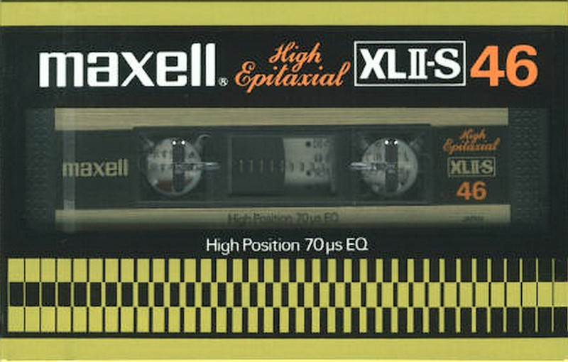 Compact Cassette Maxell XLII-S 46 Type II Chrome 1982 Japan
