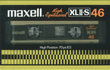 Compact Cassette Maxell XLII-S 46 Type II Chrome 1982 Japan
