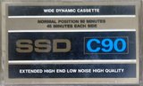 Compact Cassette Shinseido SSD 90 Type I Normal 1979 Japan
