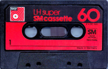 Compact Cassette BASF LH Super 60 "Oval Window" Type I Normal 1974 Europe