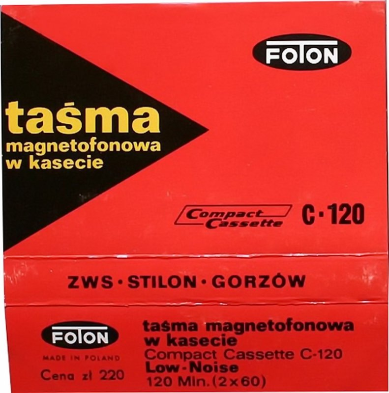 Compact Cassette Stilon Foton 120 Type I Normal Poland