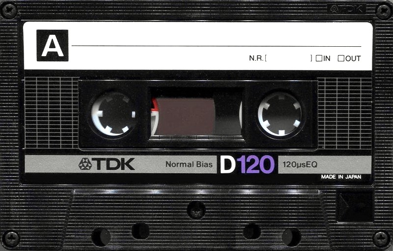 Compact Cassette TDK D 120 Type I Normal 1984 Japan