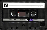 Compact Cassette TDK D 120 Type I Normal 1984 Japan