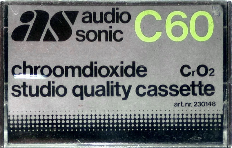Compact Cassette Audio Sonic 60 Type II Chrome 1980 Europe
