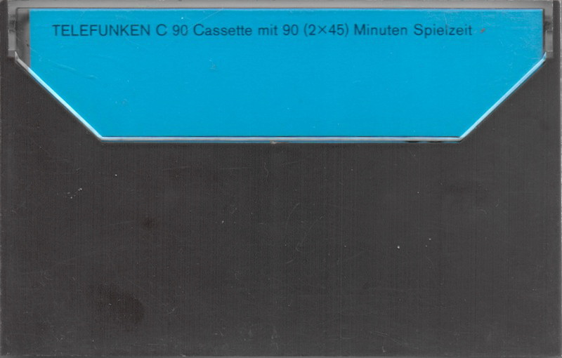 Compact Cassette Telefunken 90 Type I Normal 1972 Germany