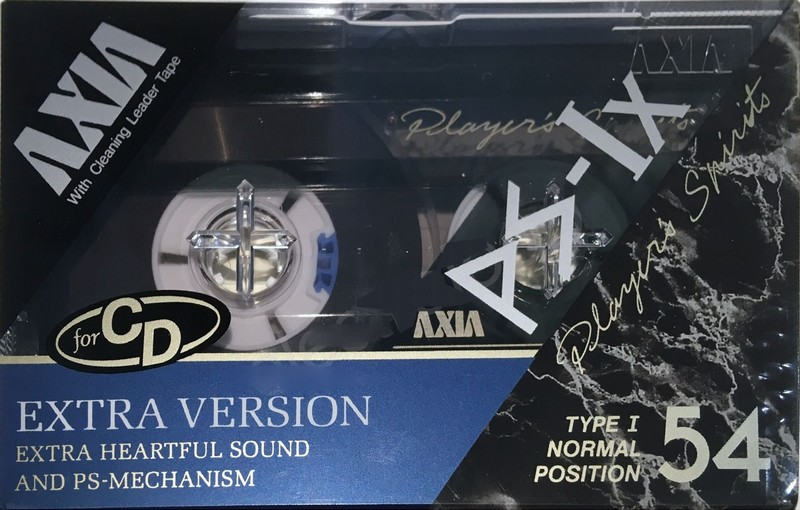 Compact Cassette AXIA PS-Ix 54 Type I Normal 1989 Japan