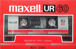 Compact Cassette Maxell UR 60 Type I Normal 1986 USA