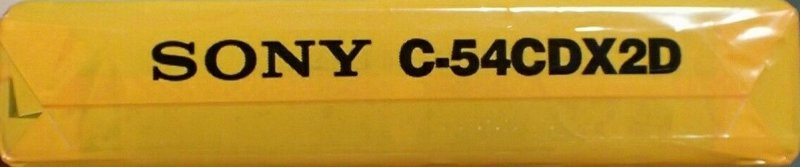 Compact Cassette Sony CDix II 50 "C-54CDX2D" Type II Chrome 1996 Japan