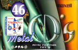 Compact Cassette Maxell Metal CD's 46 "MCDS-46L" Type IV Metal 1997 Japan