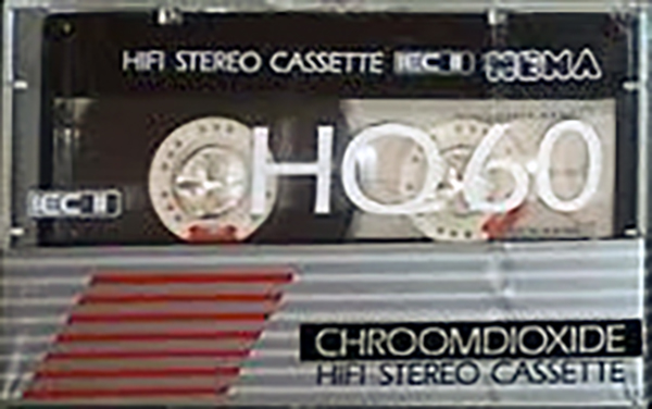 Compact Cassette Hema HQ 60 Type II Chrome 1988 Netherlands