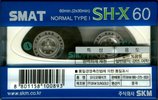 Compact Cassette Smat SH X 60 Type I Normal South Korea