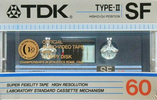 Compact Cassette TDK SF 60 "87 Championships in Athletics Rome, Italy" Type II Chrome 1986 Europe