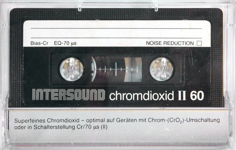 Compact Cassette Intersound 60 Type II Chrome Europe