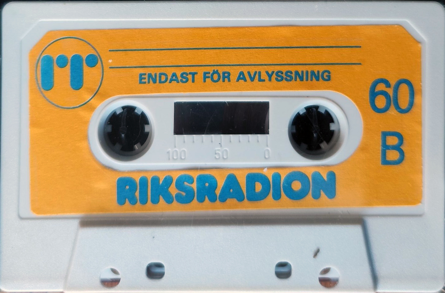 Compact Cassette Riksradion 60 Type I Normal Sweden