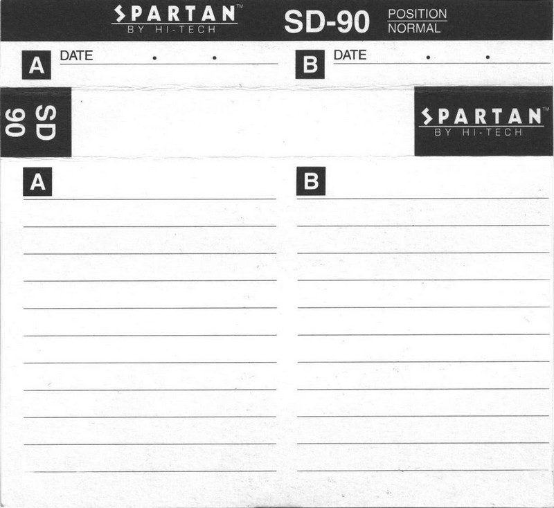 Compact Cassette Spartan 90 Type I Normal China