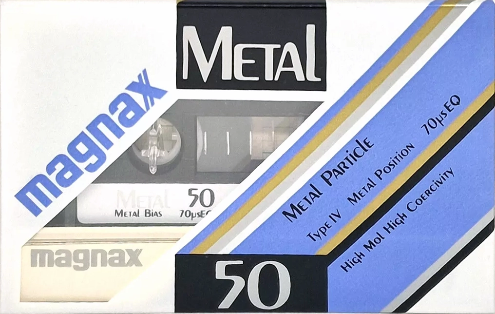 Compact Cassette Magnax Metal 50 Type IV Metal 1983 Japan