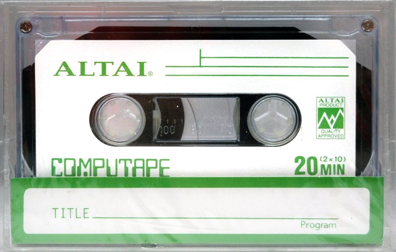 Compact Cassette Altai 20 "Computape" Computer Cassette China