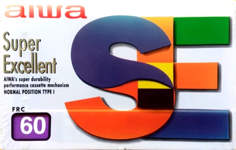 Compact Cassette Aiwa FRC 60 "SE Super Excellent" Type I Normal 1988 Worldwide