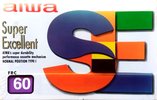 Compact Cassette Aiwa FRC 60 "SE Super Excellent" Type I Normal 1988 Worldwide