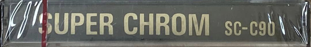 Compact Cassette No Name 90 "Super Chrom SC-C90" Type II Chrome Germany