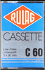 Compact Cassette Rulag 60 Type I Normal 1978 Germany