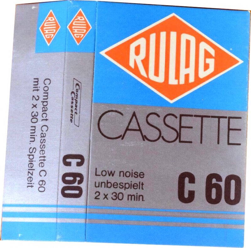 Compact Cassette Rulag 60 Type I Normal 1978 Germany