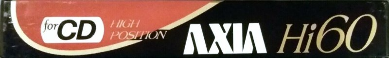 Compact Cassette AXIA Hi 60 Type II Chrome 1990 Japan