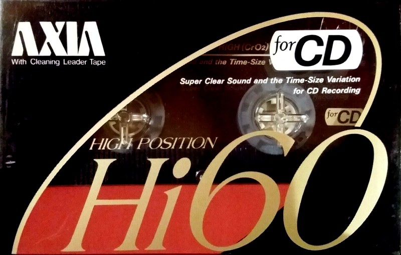 Compact Cassette AXIA Hi 60 Type II Chrome 1990 Japan