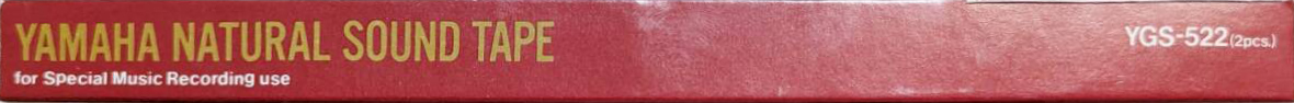 2 pack Yamaha Music XX 52 "for Special" Type I Normal 1984 Japan