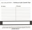 Compact Cassette Acoustix 90 Type I Normal 2004 USA
