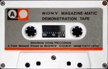 Compact Cassette Sony 60 "Magazine-Matic" Demonstration Tape 1966 Japan