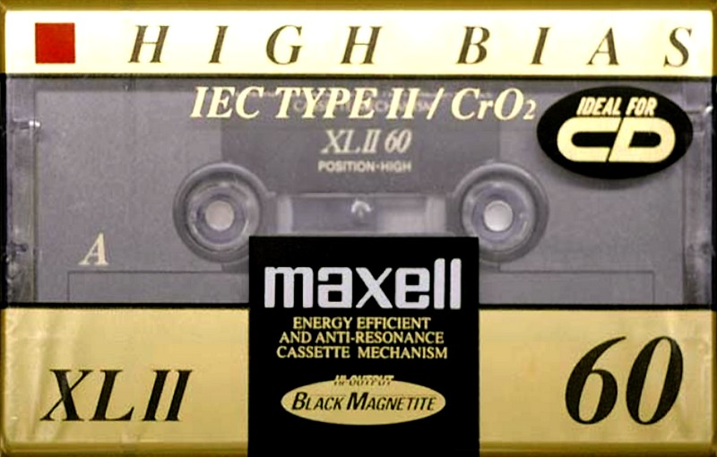 Compact Cassette Maxell XLII 60 Type II Chrome 1994 Europe