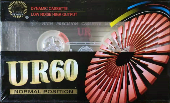 Compact Cassette Newsun 60 "UR" Type I Normal China