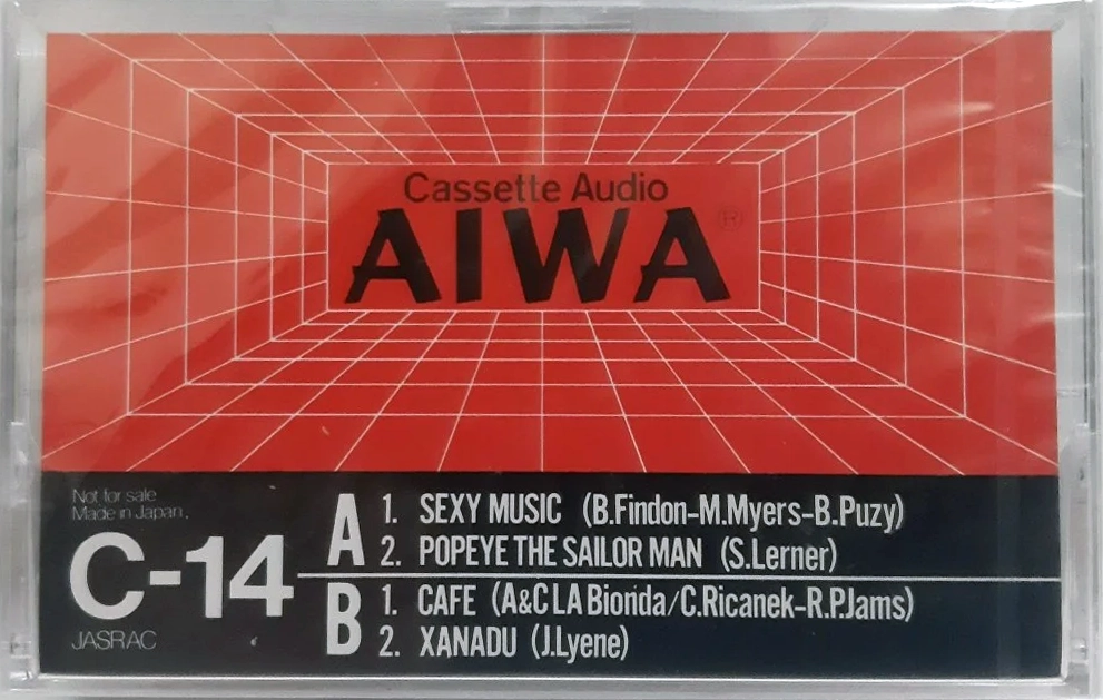 Compact Cassette Aiwa 14 "Dolby NR" Demonstration Tape Japan