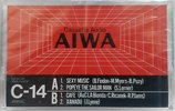 Compact Cassette Aiwa 14 "Dolby NR" Demonstration Tape Japan