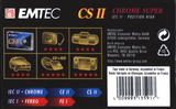 Compact Cassette Emtec CS II Chrome Super 60 Type II Chrome 2004 Europe