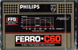 Compact Cassette Philips Ferro 60 Type I Normal 1981 Europe