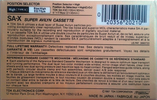 Compact Cassette TDK SA-X 90 Type II Chrome 1987 North America