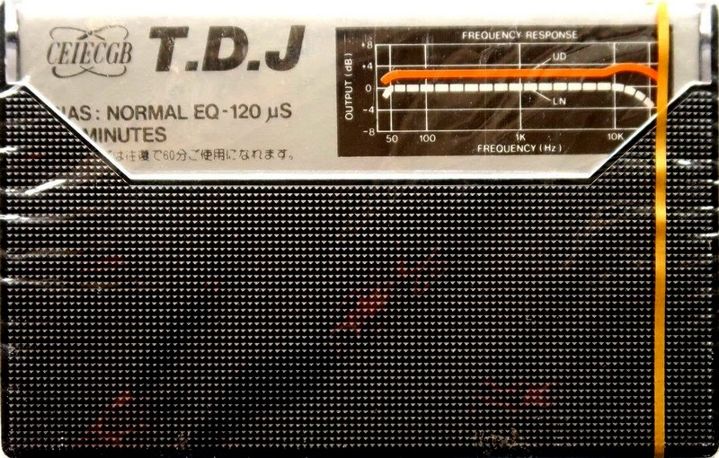 Compact Cassette T.D.J. 60 Type I Normal 1980 Hong Kong