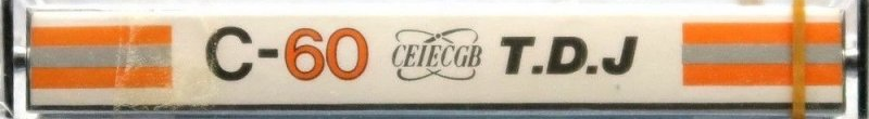 Compact Cassette T.D.J. 60 Type I Normal 1980 Hong Kong