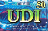 Compact Cassette Maxell UDI / UD1 50 "UD1-50J" Type I Normal 1995 Japan