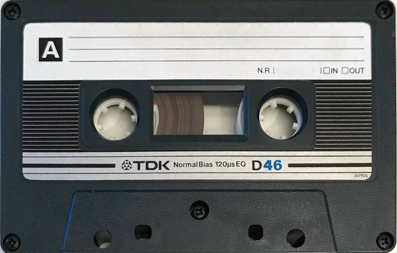 Compact Cassette TDK D 46 Type I Normal 1982 Japan
