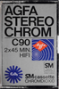Compact Cassette AGFA Stereochrom 90 Type II Chrome 1978 Europe